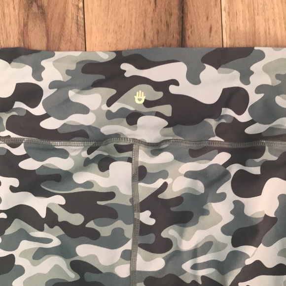 SPIRITUAL GANGSTER Camo Leggings w/ Glitter Stripe - Picture 4 of 4